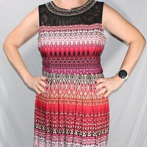 Studio One Petite Multicolor Embellished Dress - Size MP